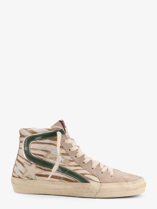 Slide Classic suede and pony skin sneakers