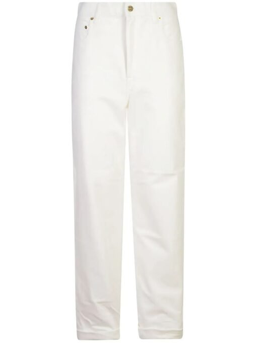 straight-leg jeans