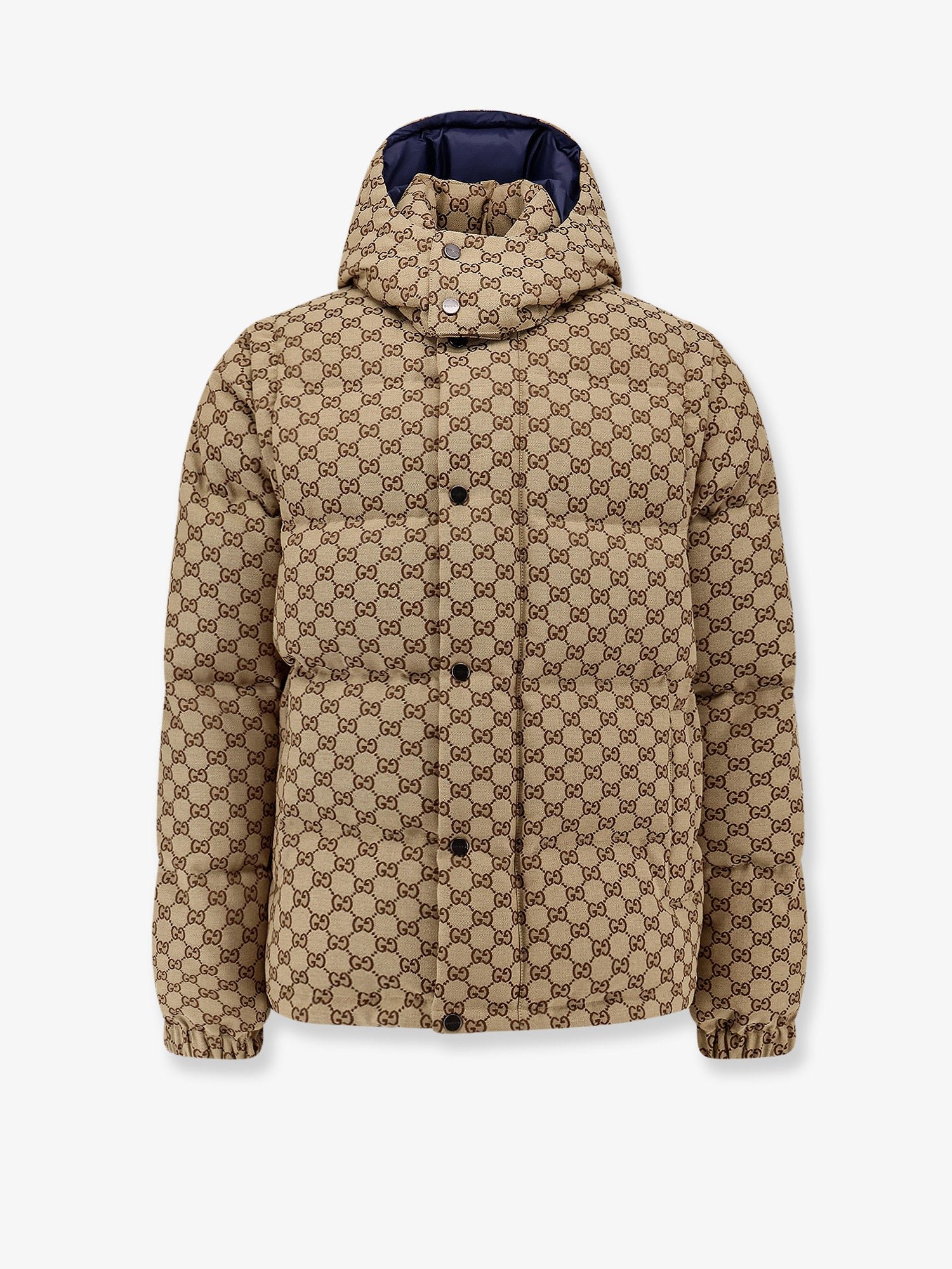 Down jacket with GG motif
