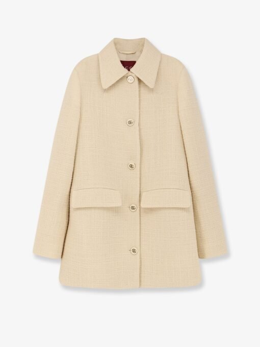 Wool tweed coat