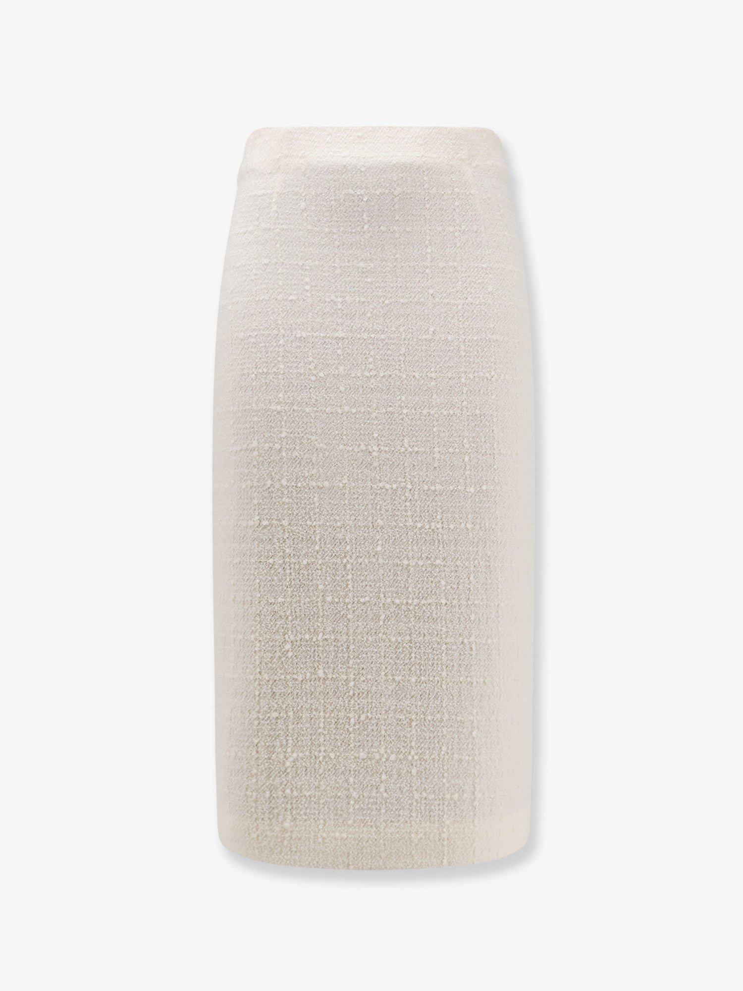 Blainef bouclé wool midi skirt