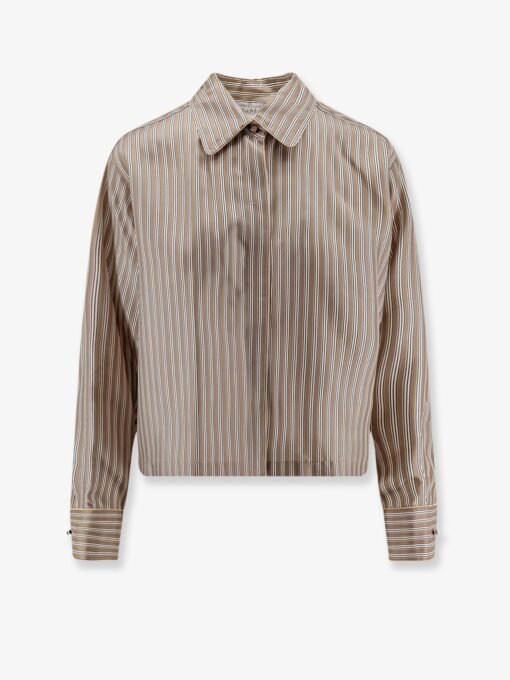 Brama striped silk shirt