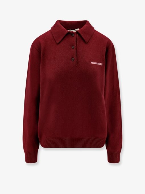 Cashmere polo sweater