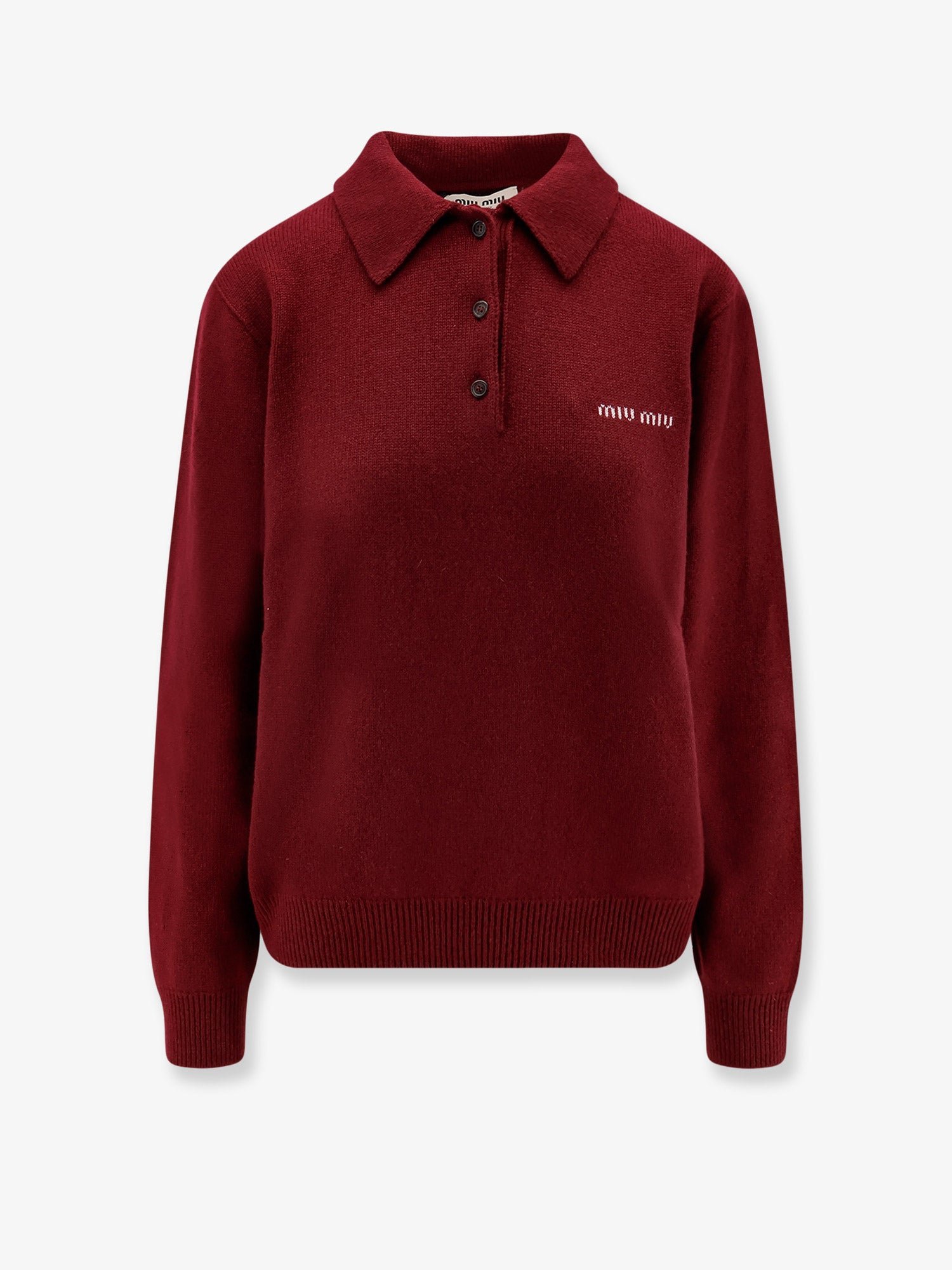 Cashmere polo sweater