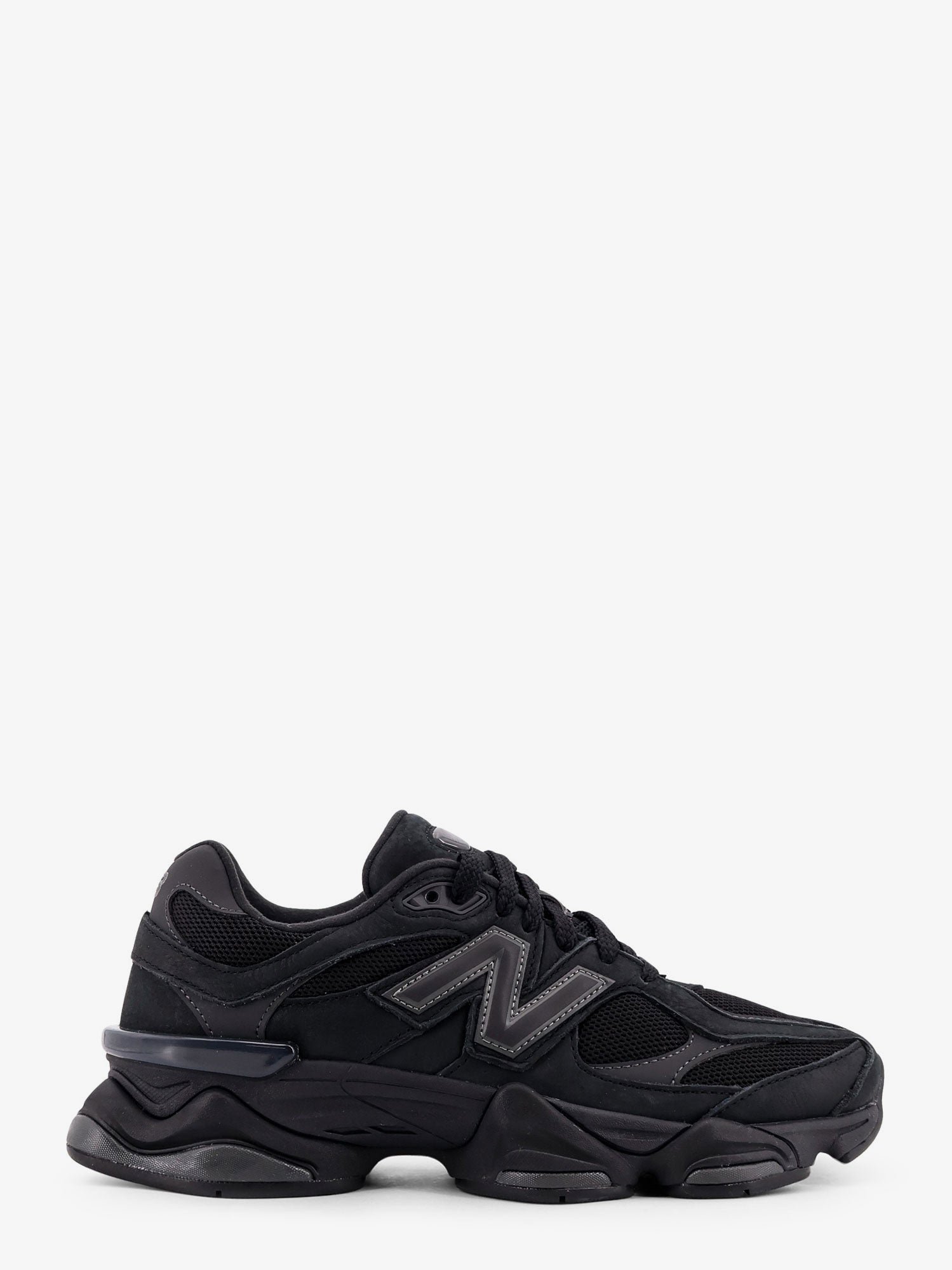 9060 mesh and leather sneakers