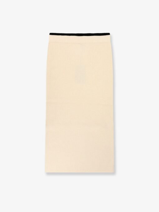 Wool blend skirt