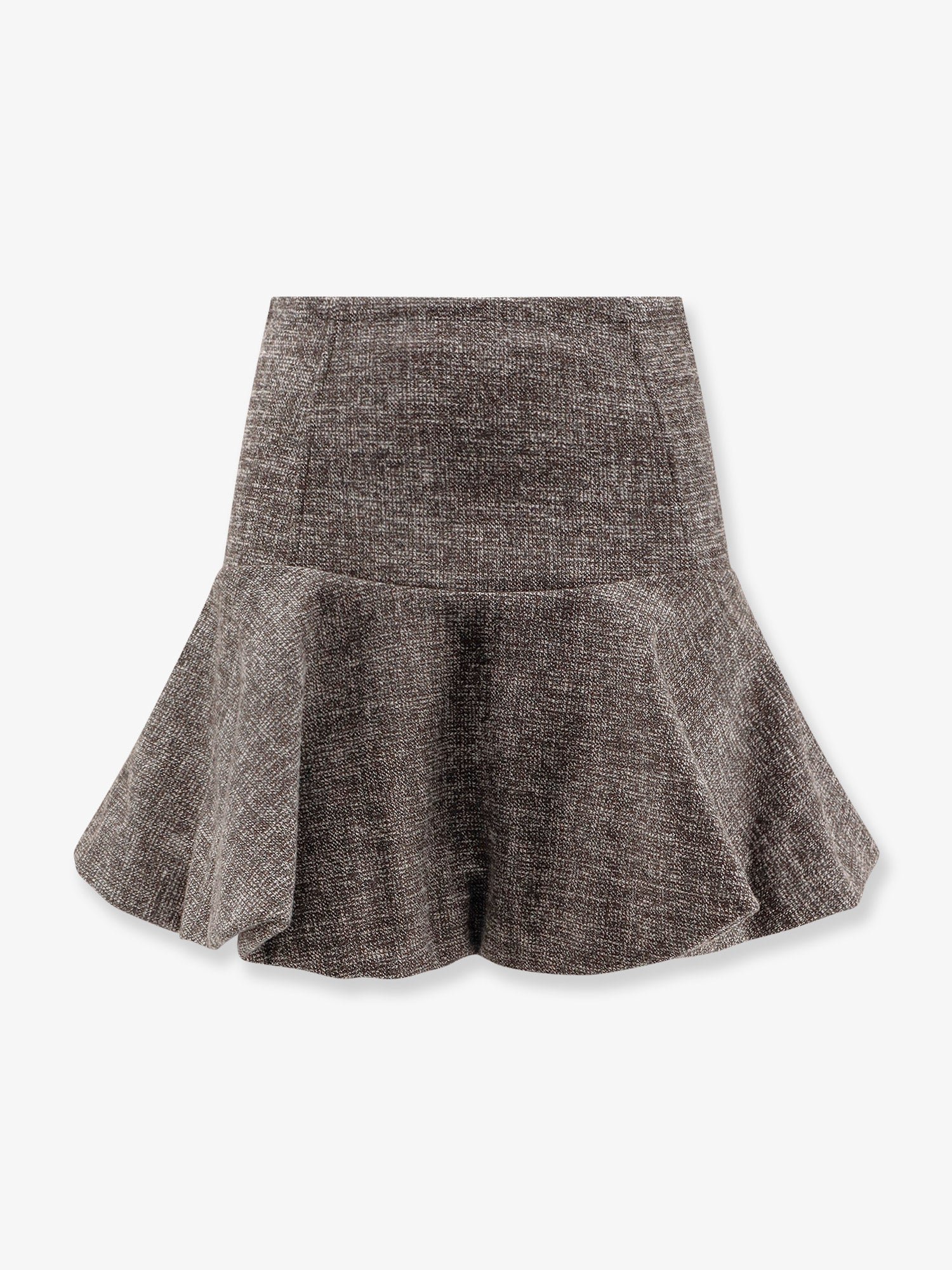 Hot Dogs tweed flannel mini skirt