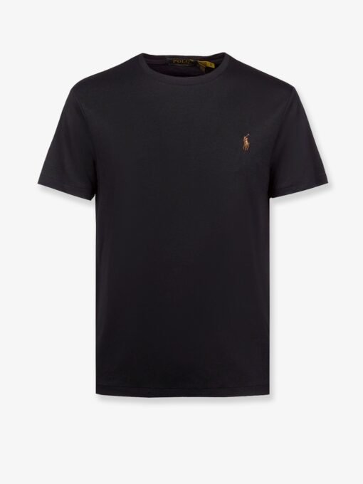 Cotton t-shirt with Logo embroidery