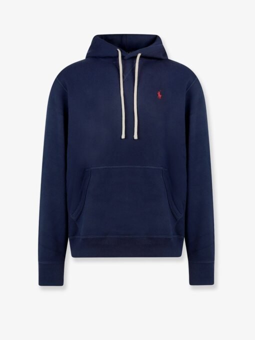 Cotton blend sweatshirt with iconic embroidery