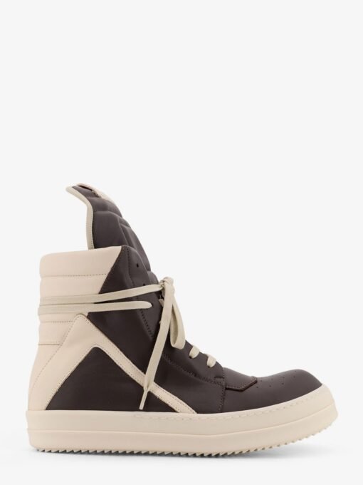 Geobasket high-top leather sneakers