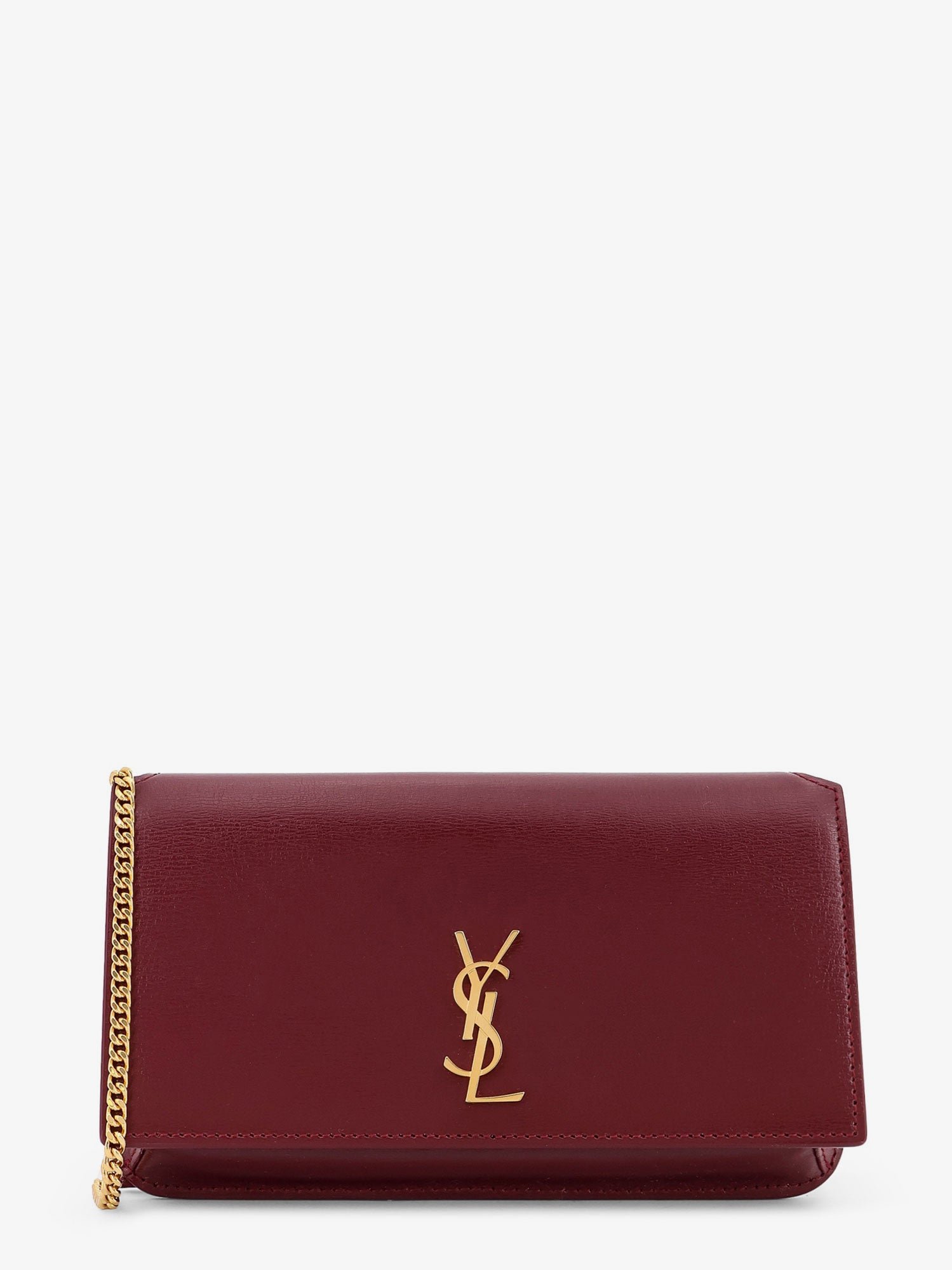 Leather shoulder bag with Cassandre logo