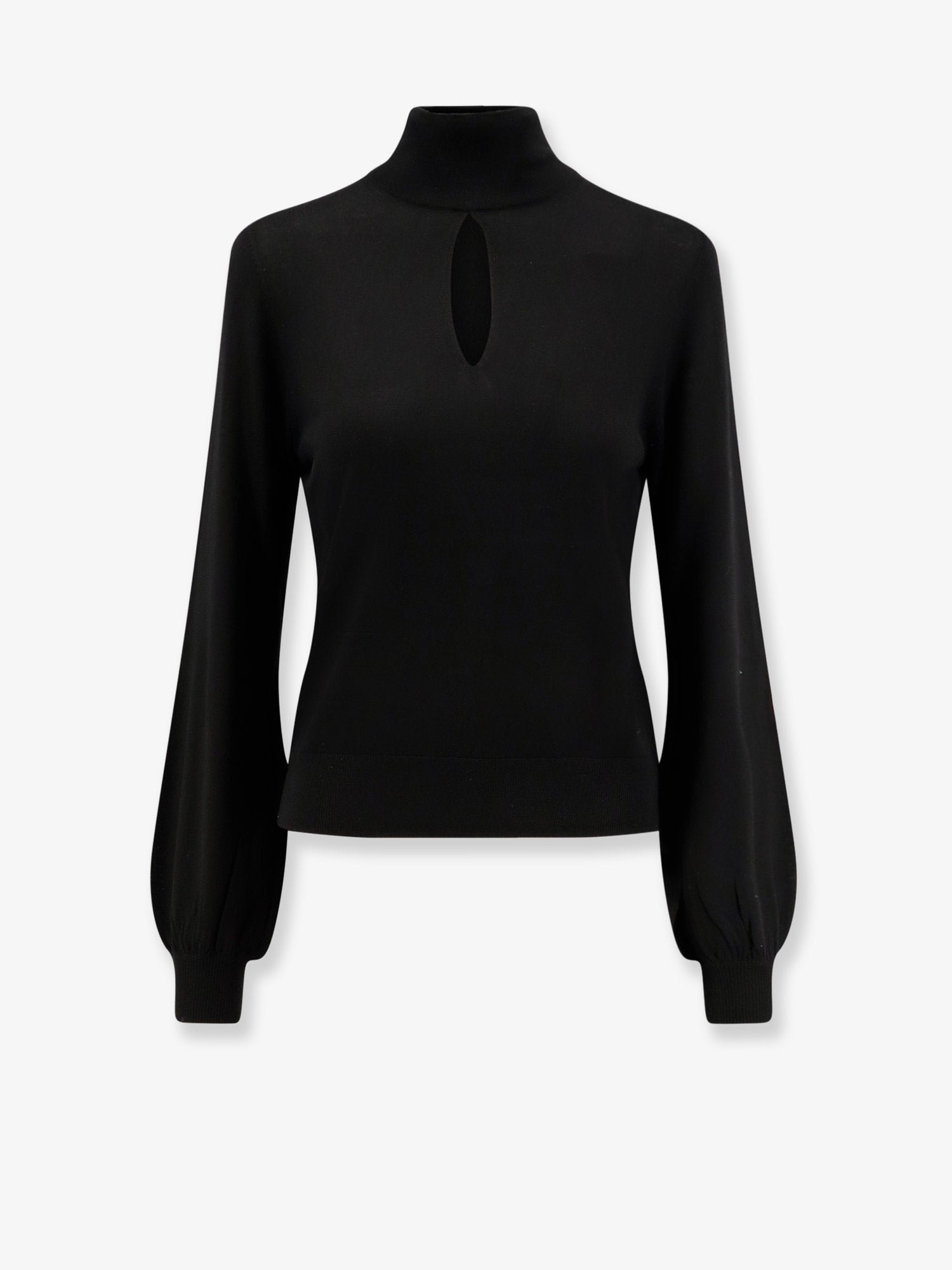 Virgin wool turtleneck sweater