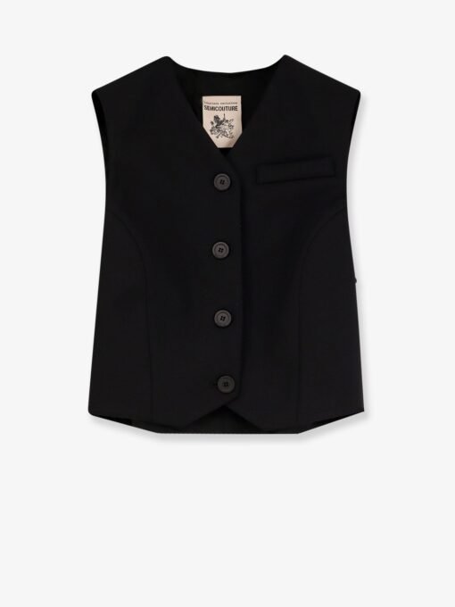 Wool blend vest