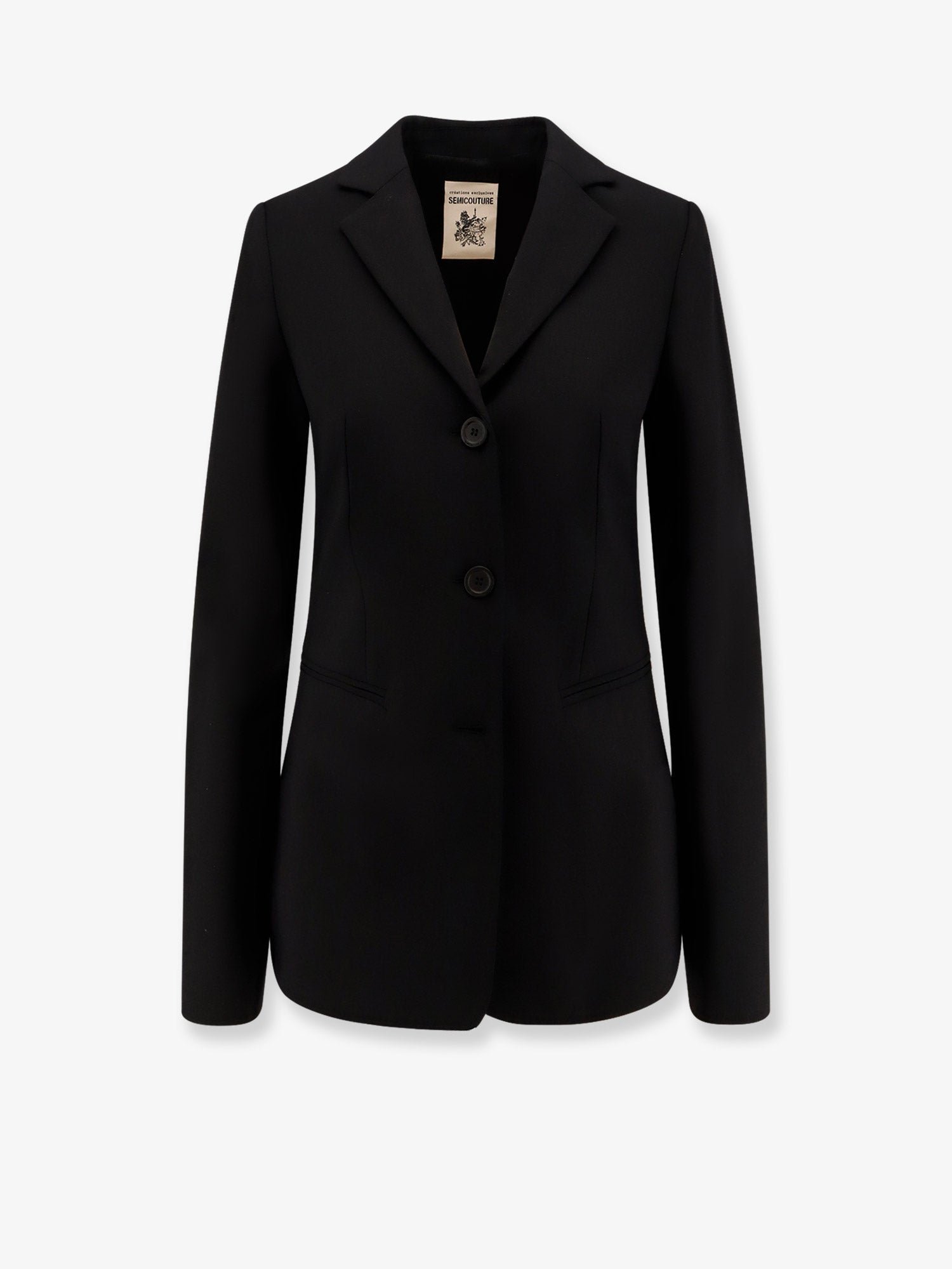Wool blend blazer