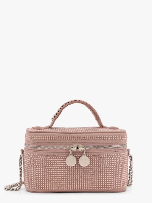 Shaggy deer beauty case with rhinestones