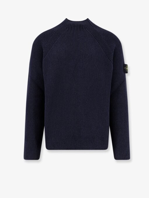 Cotton and virgin wool sweater