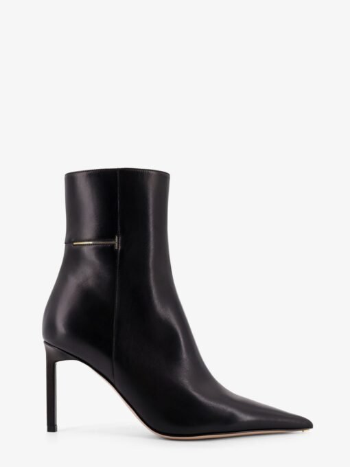 Leather ankle boots