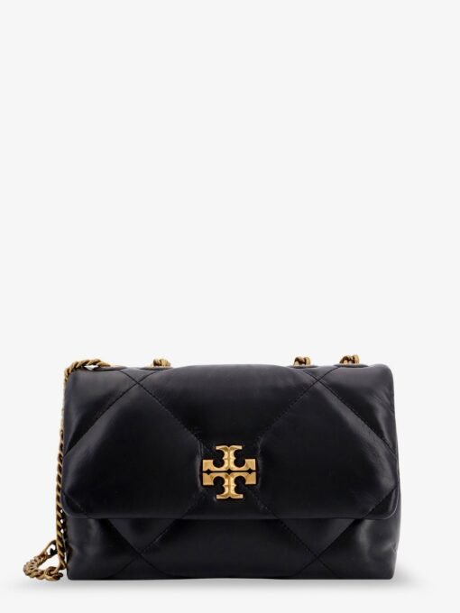 Kira matelassé leather shoulder bag with metal logo