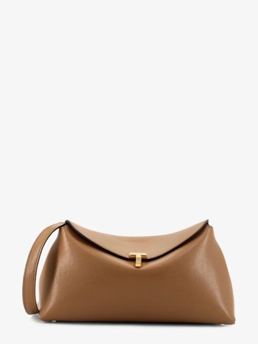 T-Lock Clutch leather shoulder bag