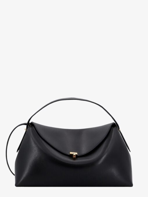 T-Lock leather shoulder bag