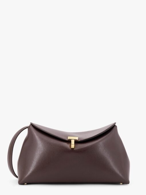 T-Lock Clutch leather shoulder bag