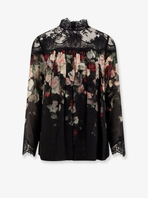 Hypnotic Lace Yoke Blouse viscose shirt