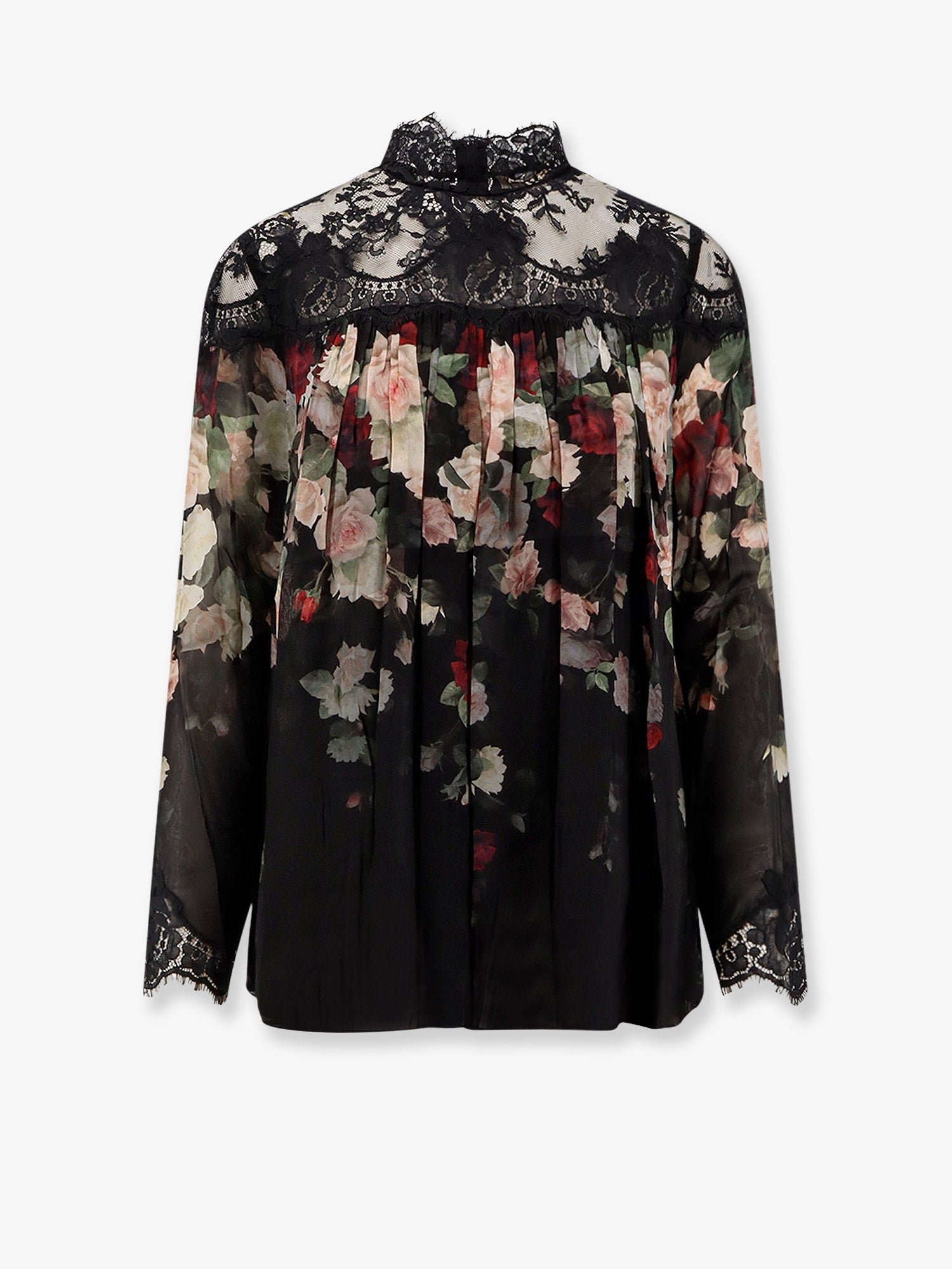 Hypnotic Lace Yoke Blouse viscose shirt