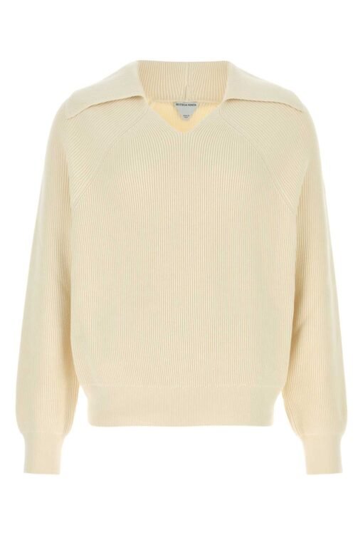 KNIT V COLLAR