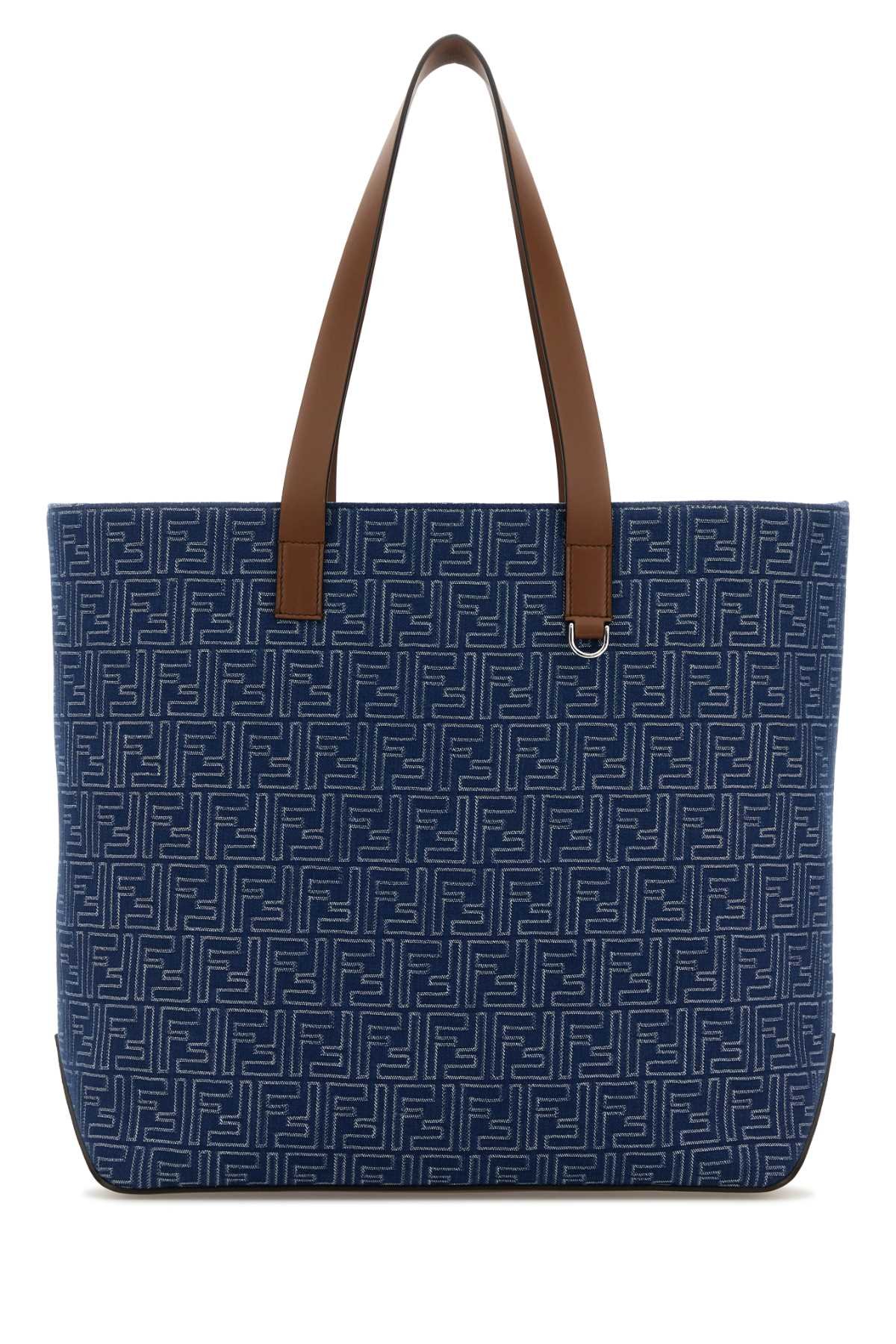 SHOPPING BAG M CANVAS STRIPES
