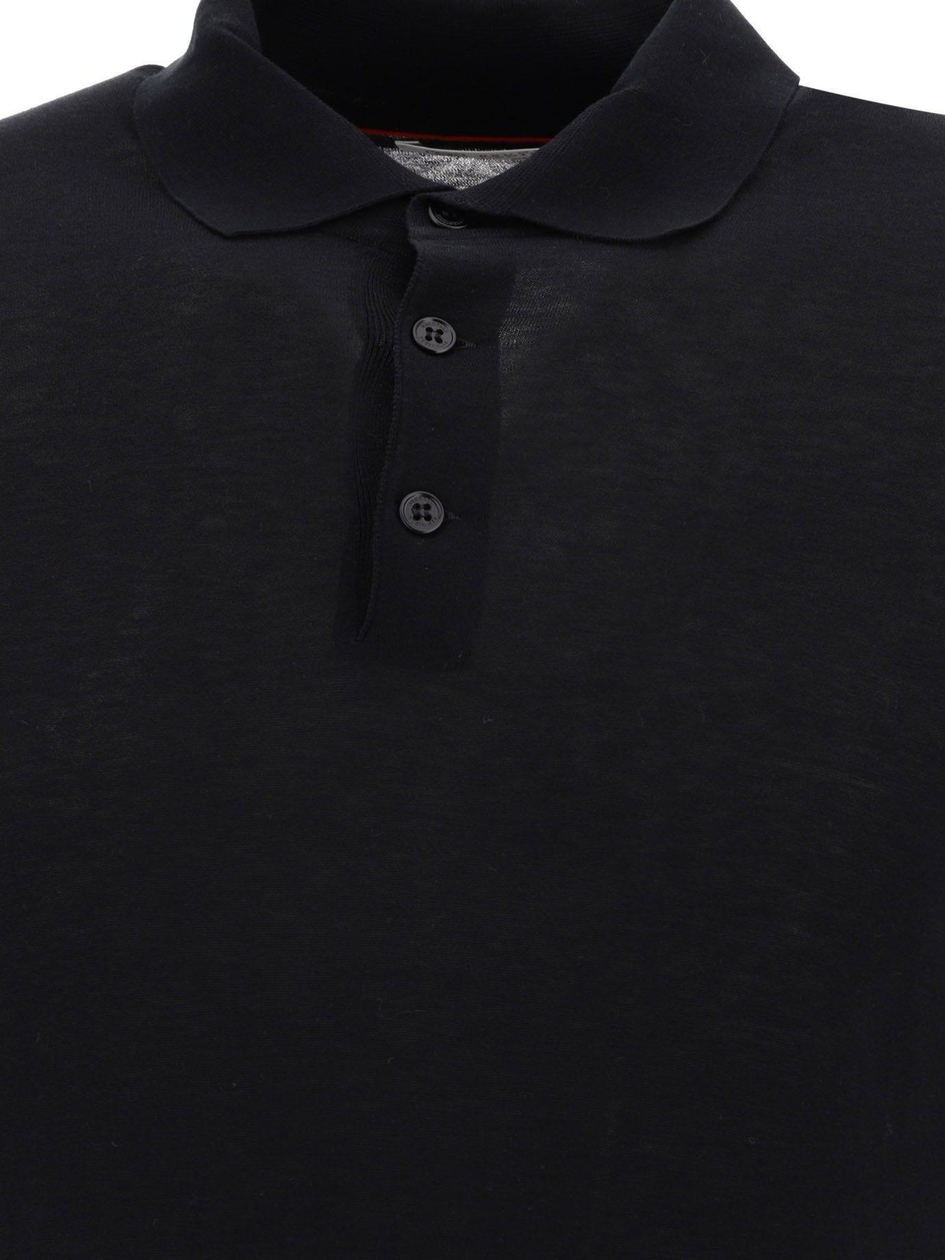 Cotton and silk polo shirt - Image 3