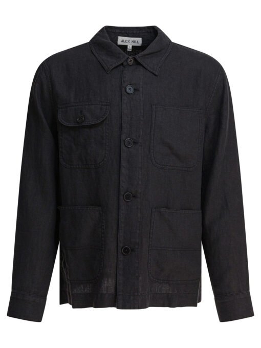 Linen work jacket