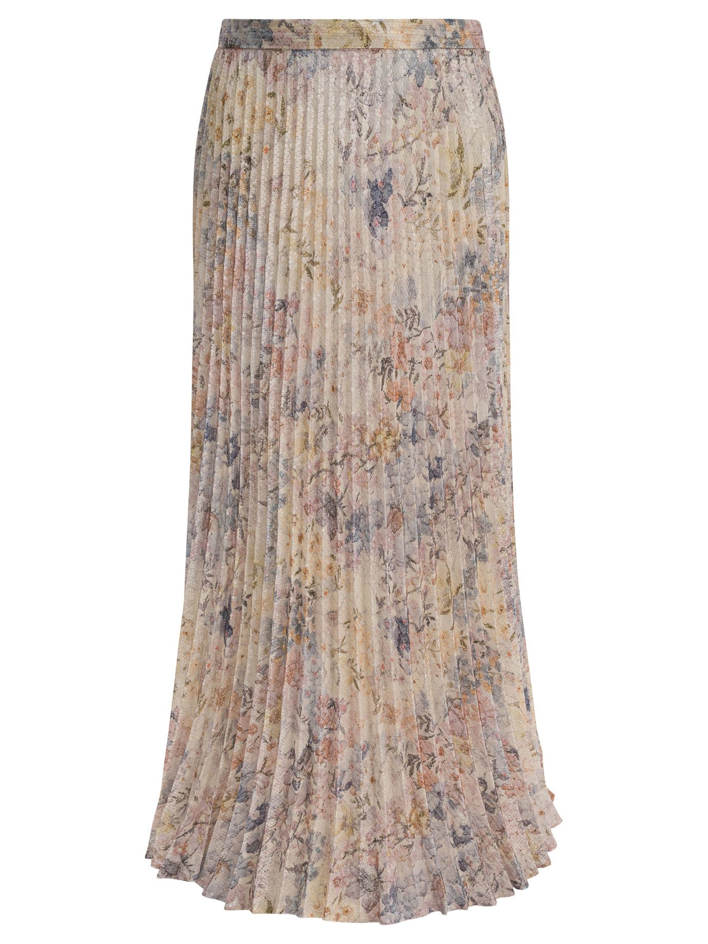 Long pleated skirt