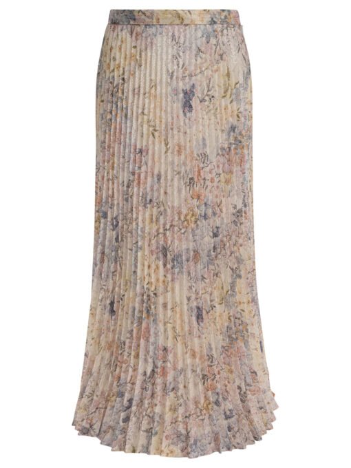 Long pleated skirt