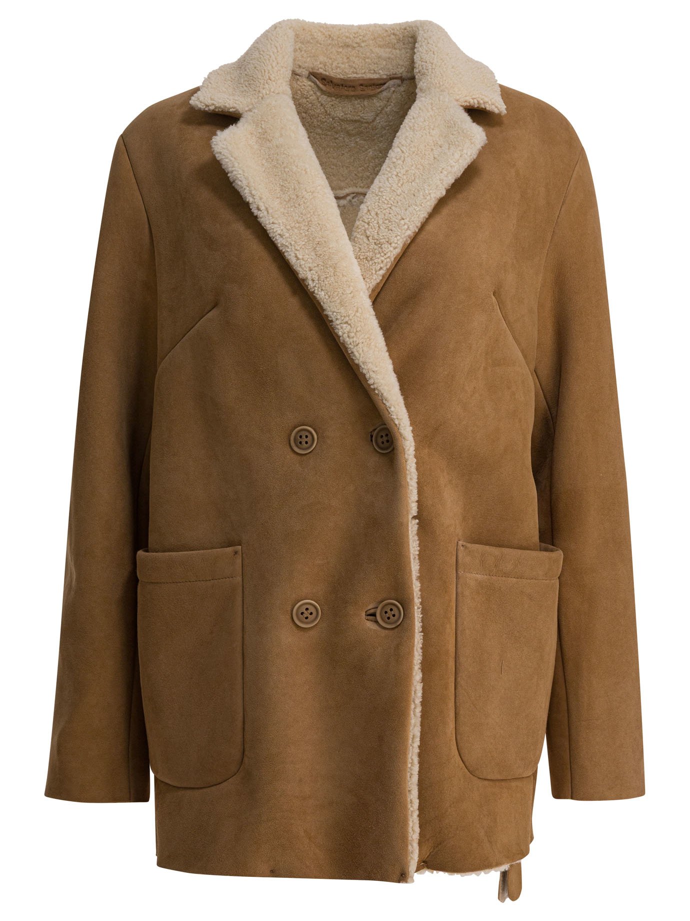 Balzer shearling suede leather jacket