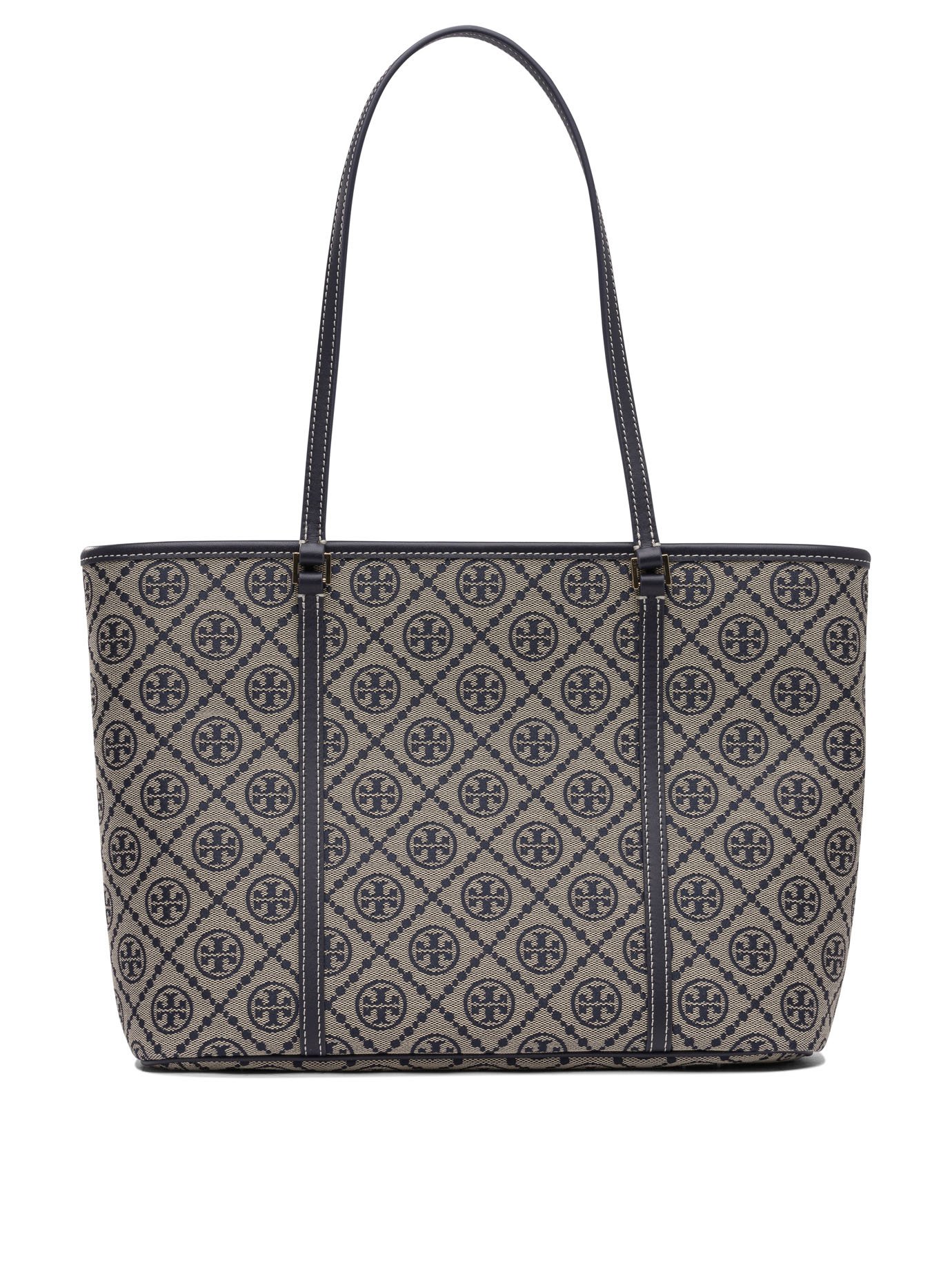 T Monogram Zip Tote