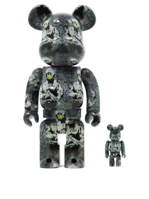 Set "Riot Cop Brandalism x Banksy" Be@rbrick 400% and 100%