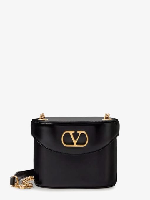 Vain leather Vanity bag