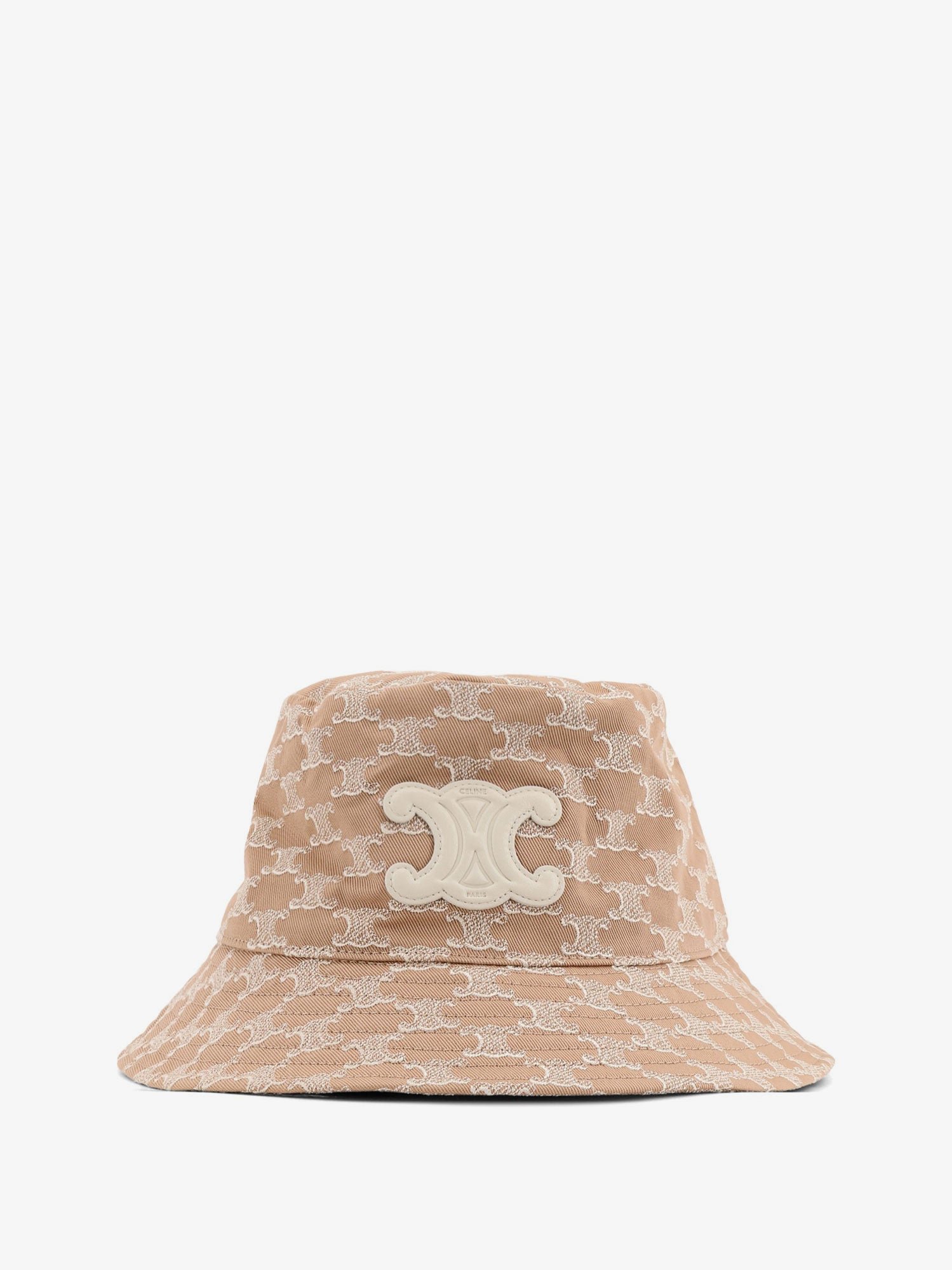 Cotton hat with Triomphe logo all-over