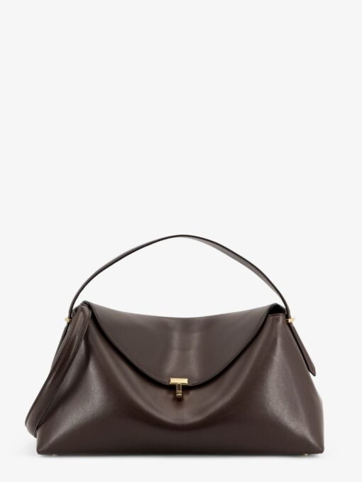 T-Lock leather shoulder bag