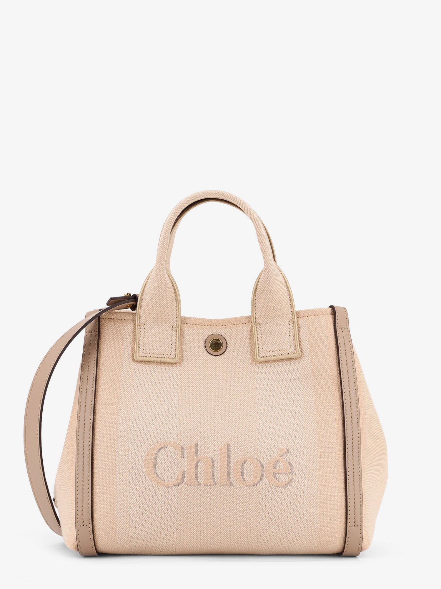 Borsa a tracolla Chloé Carry in canvas