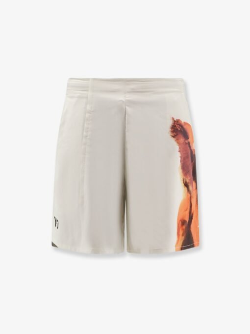 Technical fabric bermuda shorts