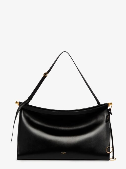 Le Click East West Large leather shoulder bag