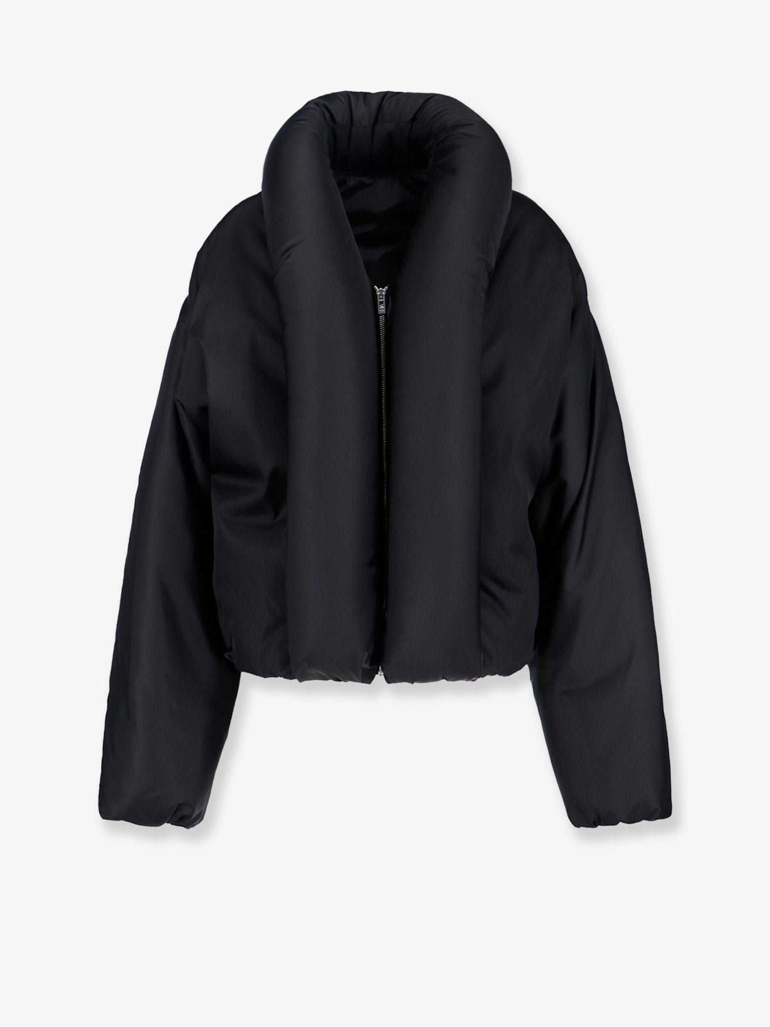 Padded taffeta bomber jacket