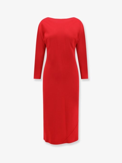 Cady stretch enver satin dress