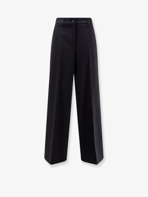 Wool blend trousers