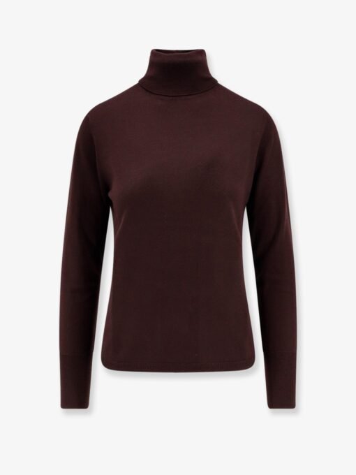 Virgin wool turtleneck sweater