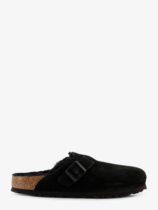 Boston VL/Shearling suede mule