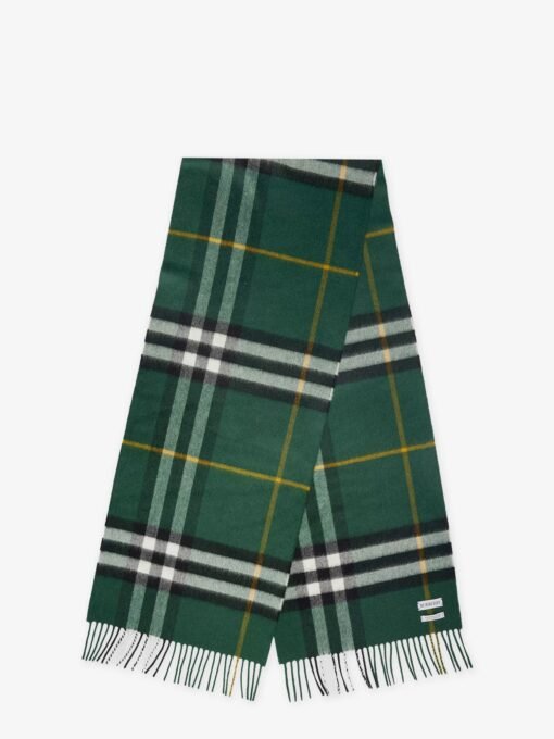 Cashmere scarf with Giant Check print