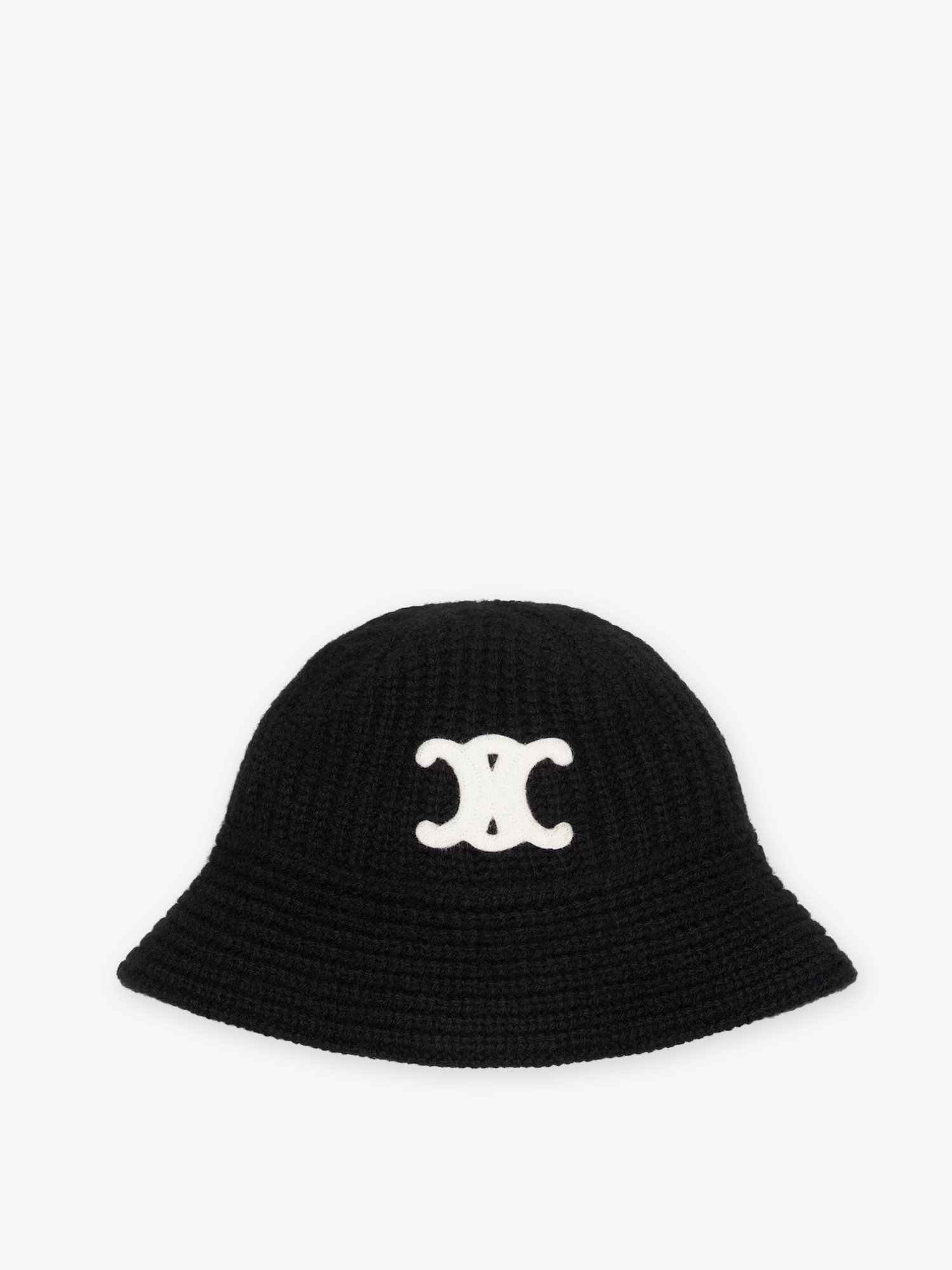 Triomphe cashmere cloche hat