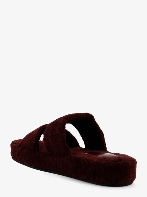 Triomphe Fur shearling Slides - Image 3